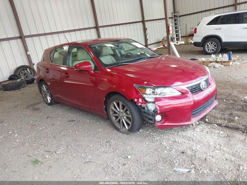 2012 LEXUS CT 200H JTHKD5BH4C2086045