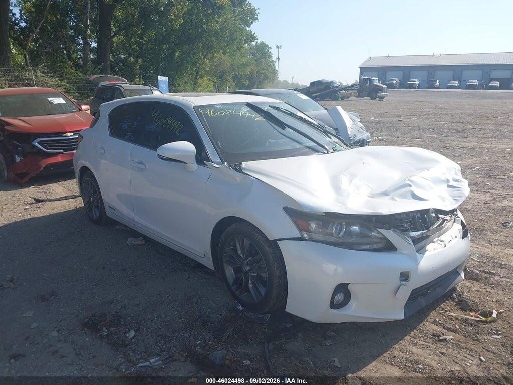2012 LEXUS CT 200H JTHKD5BH1C2105599