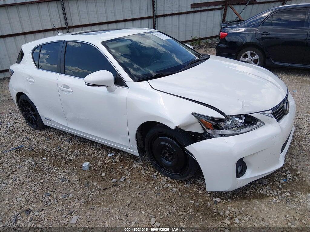 2012 LEXUS CT 200H JTHKD5BH8C2121928