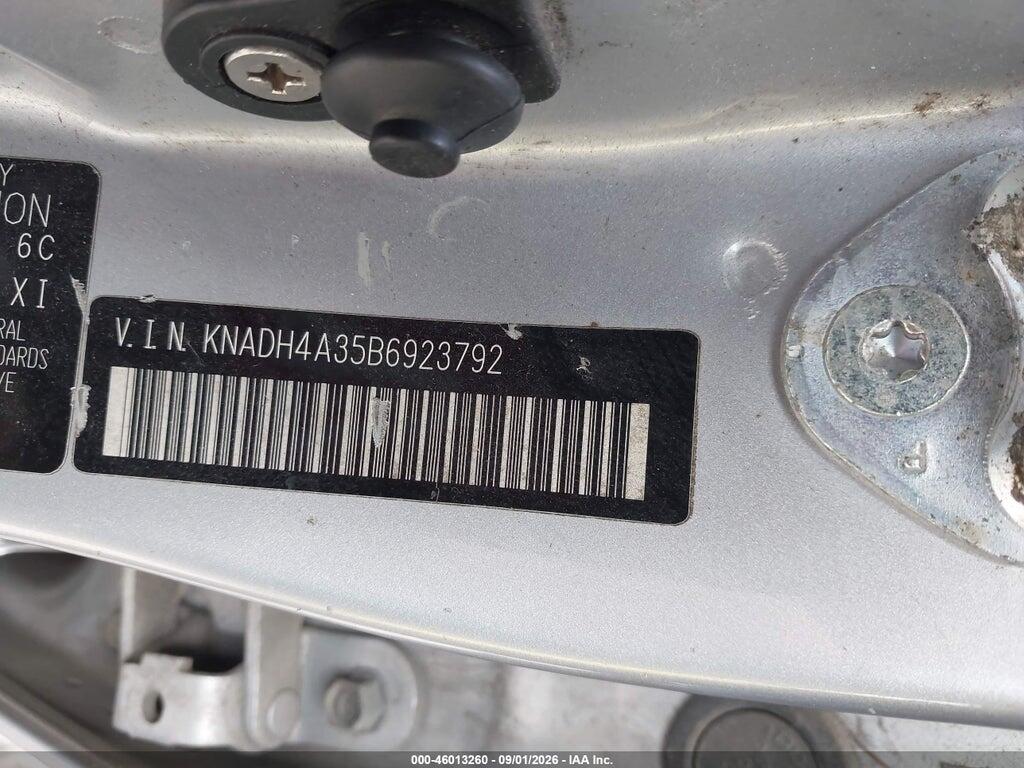 KNADH4A35B6923792 2011 KIA RIO photo no. 9