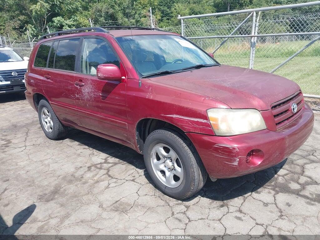 2004 TOYOTA HIGHLANDER JTEGD21A340080191