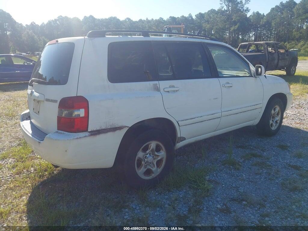 JTEGD21A640085739 2004 TOYOTA HIGHLANDER photo no. 4