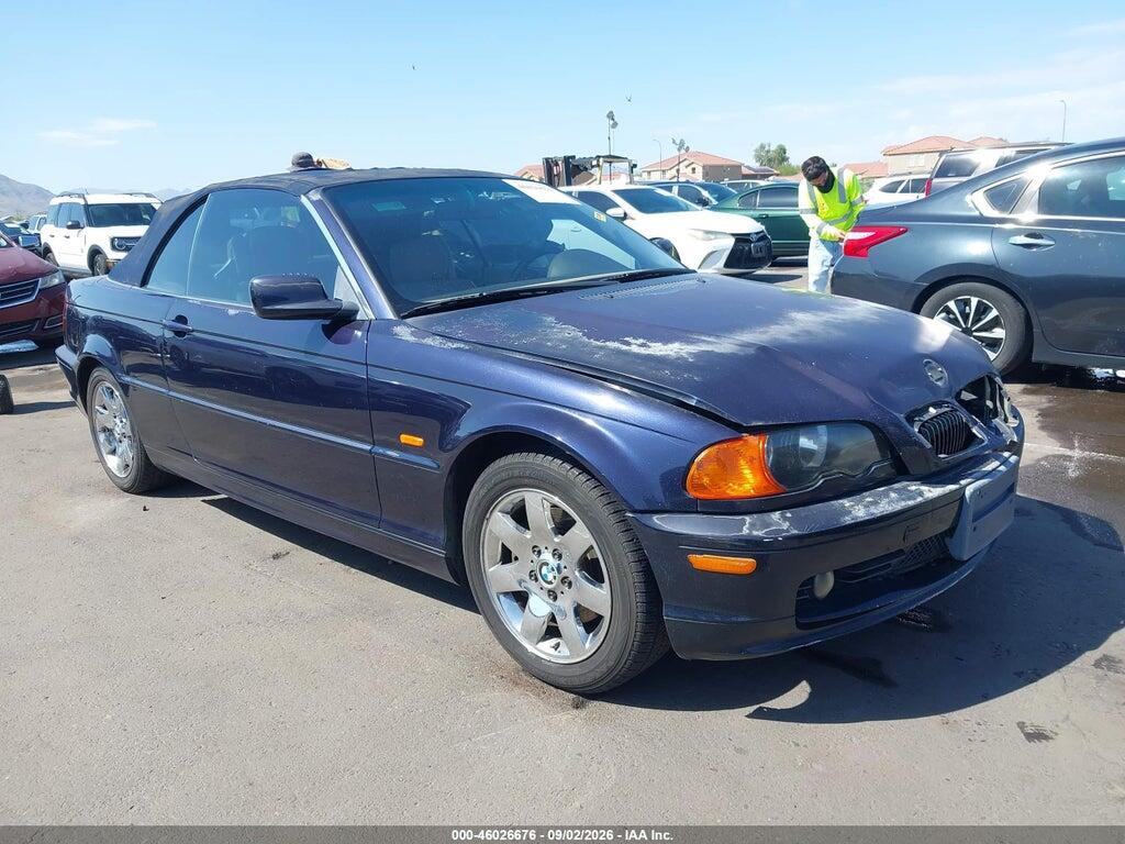 2001 BMW 325CI WBABS334X1JY50648