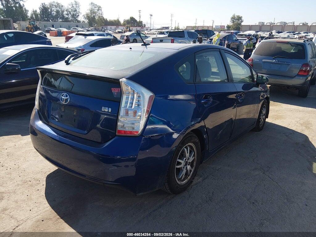 JTDKN3DU9B5334820 2011 TOYOTA PRIUS photo no. 4