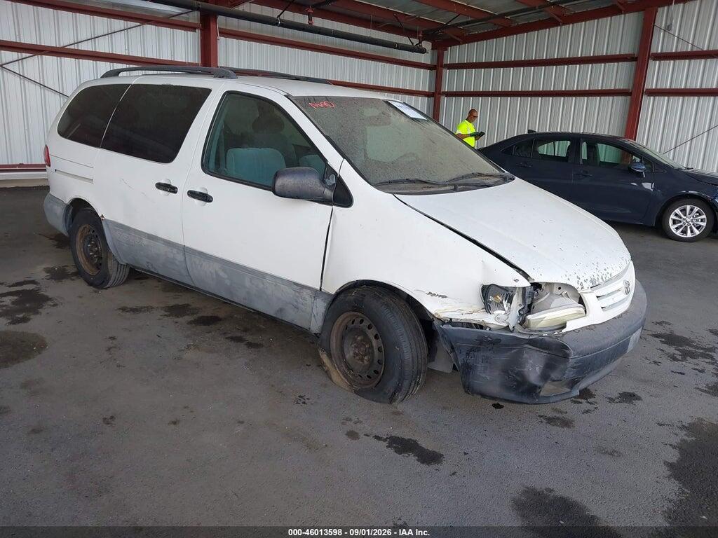 2001 TOYOTA SIENNA 4T3ZF13C91U387162