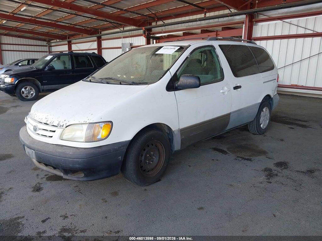 4T3ZF13C91U387162 2001 TOYOTA SIENNA photo no. 2