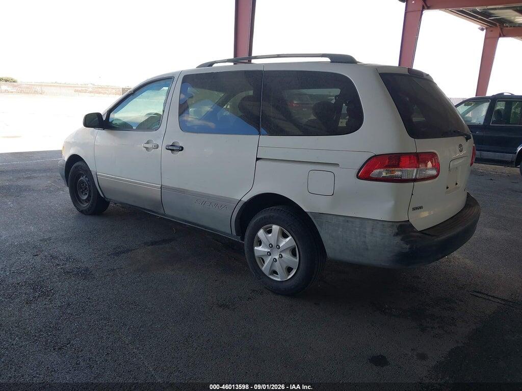 4T3ZF13C91U387162 2001 TOYOTA SIENNA photo no. 3