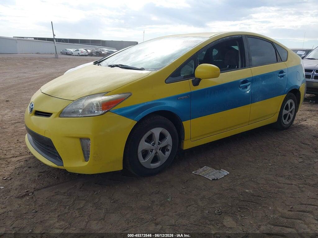 JTDKN3DU9D0339662 2013 TOYOTA PRIUS photo no. 2