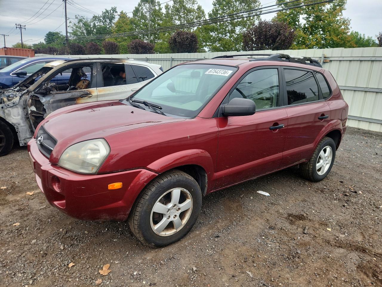 2005 HYUNDAI TUCSON KM8JM12B25U145713