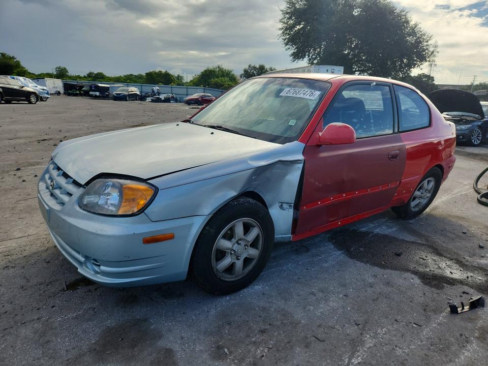 2005 HYUNDAI ACCENT KMHCG35C35U367516
