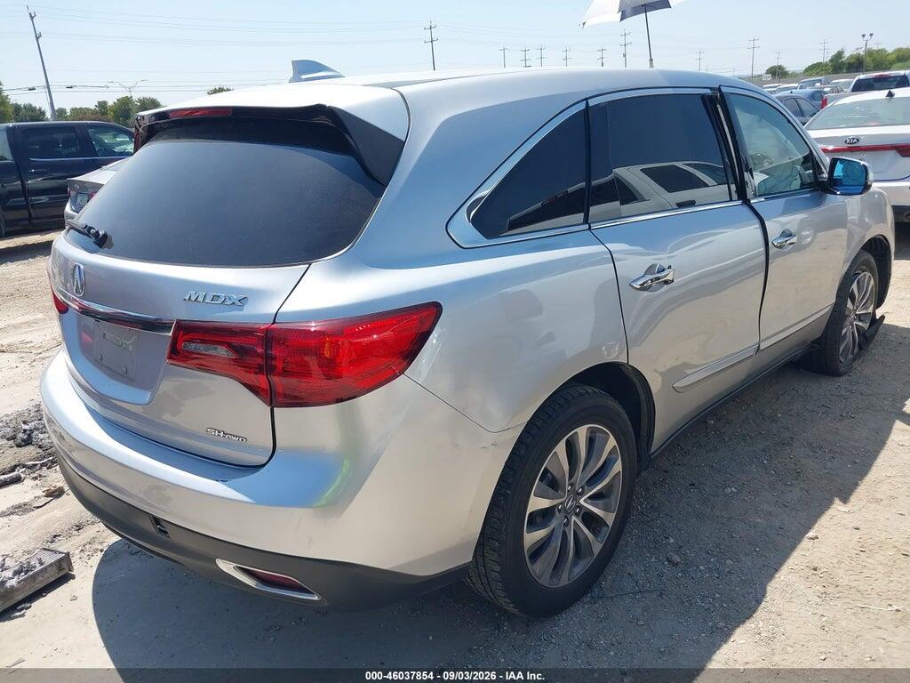 5FRYD4H45FB015530 2015 ACURA MDX photo no. 4
