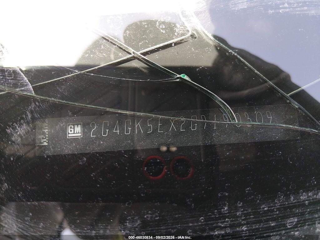2G4GK5EX2G9190309 2016 BUICK REGAL photo no. 9