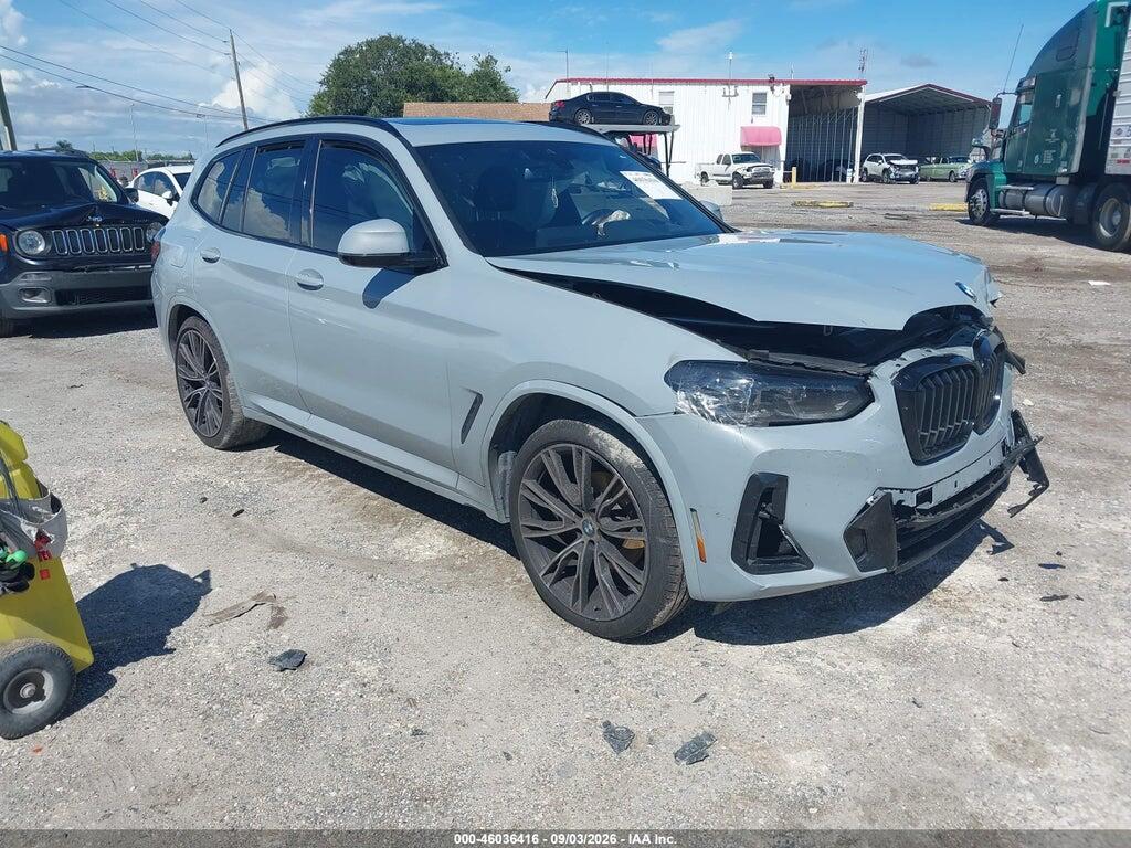 2022 BMW X3 5UX53DP01N9K26401