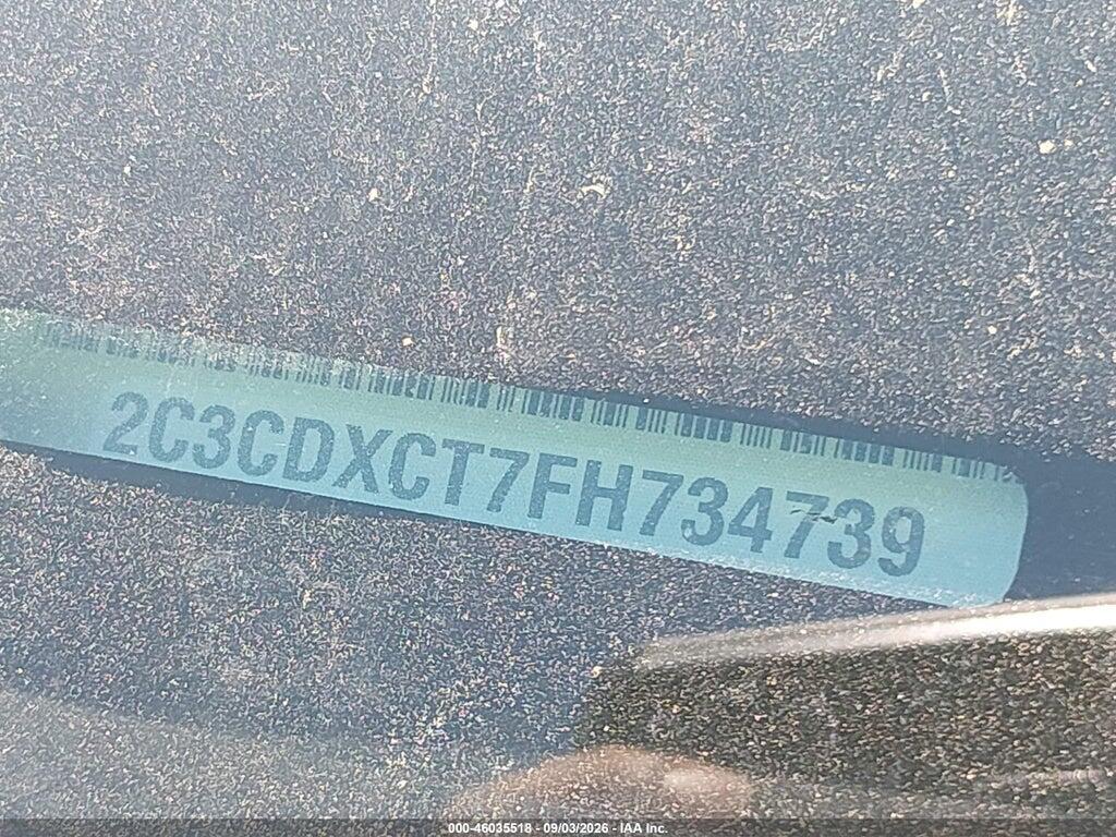 2C3CDXCT7FH734739 2015 DODGE CHARGER photo no. 9