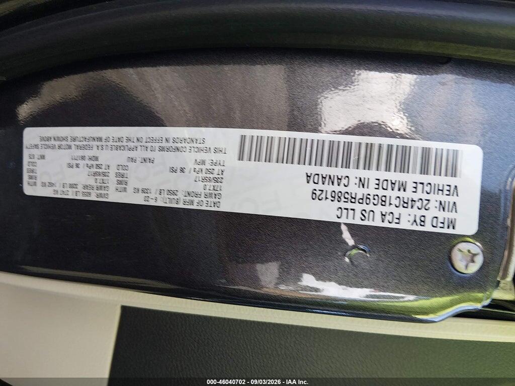 2C4RC1BG9PR586129 2023 CHRYSLER PACIFICA photo no. 9