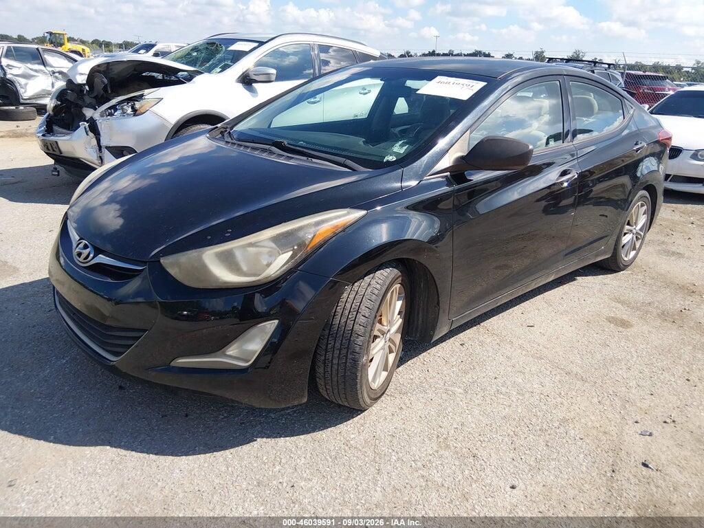 5NPDH4AE4EH492540 2014 HYUNDAI ELANTRA photo no. 2