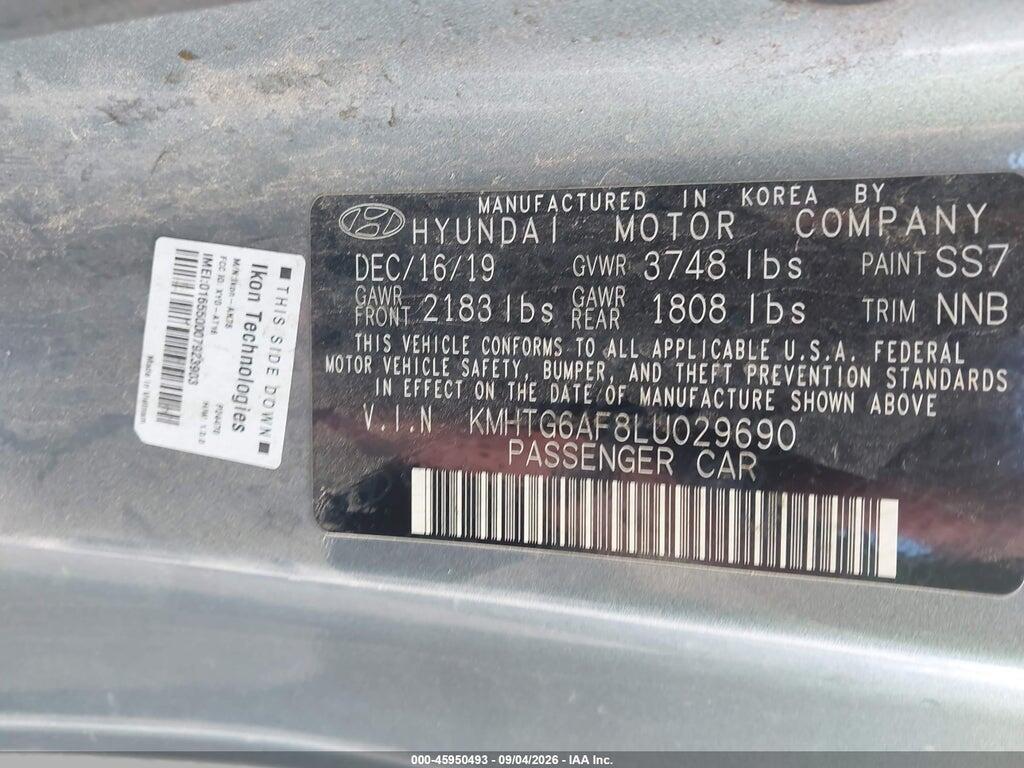 KMHTG6AF8LU029690 2020 HYUNDAI VELOSTER photo no. 9
