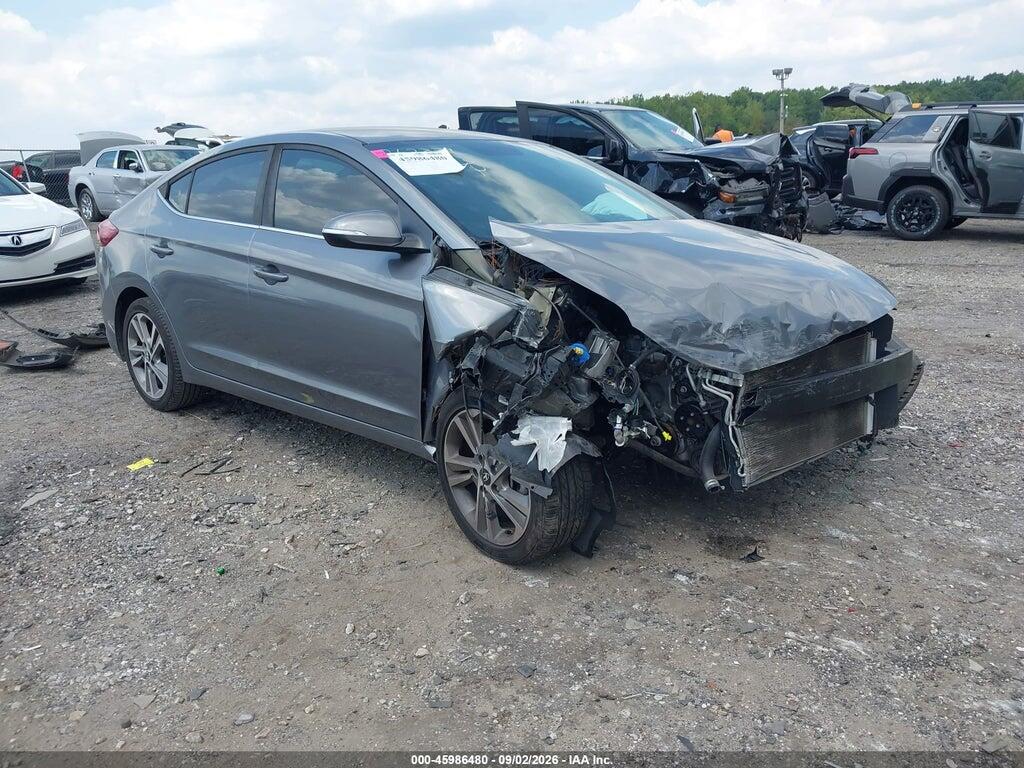 2018 HYUNDAI ELANTRA 5NPD84LF2JH283538