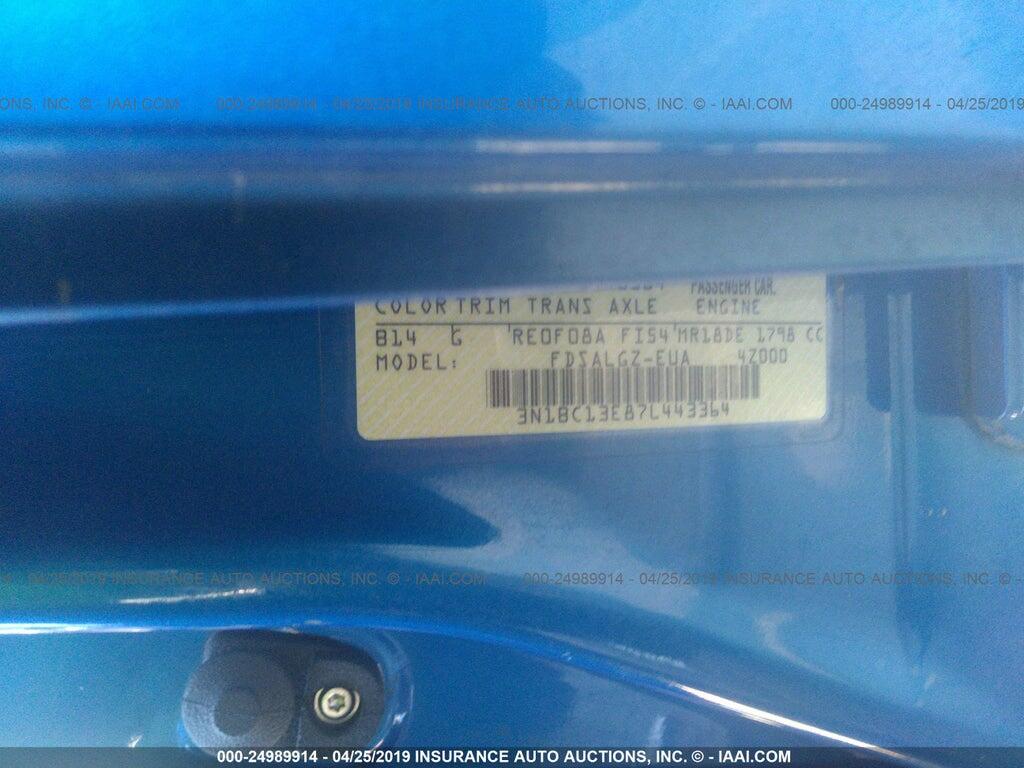 3N1BC13E87L443364 2007 NISSAN VERSA photo no. 9