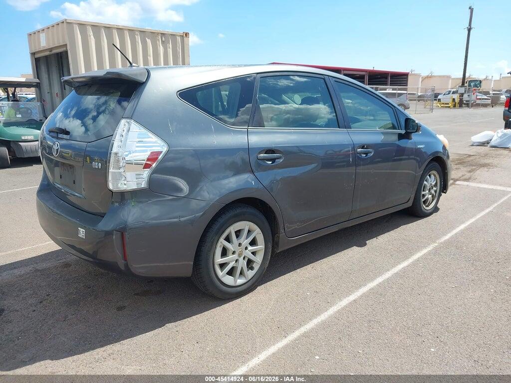 JTDZN3EU6D3205574 2013 TOYOTA PRIUS V photo no. 4
