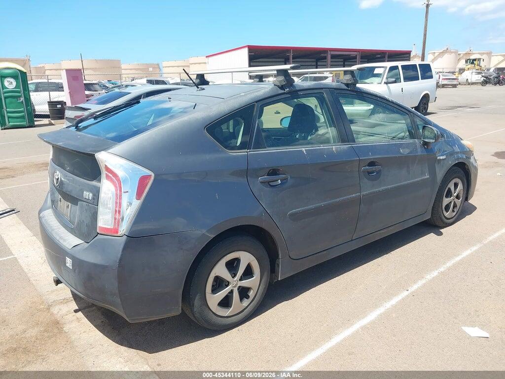 JTDKN3DU2D5540659 2013 TOYOTA PRIUS photo no. 4