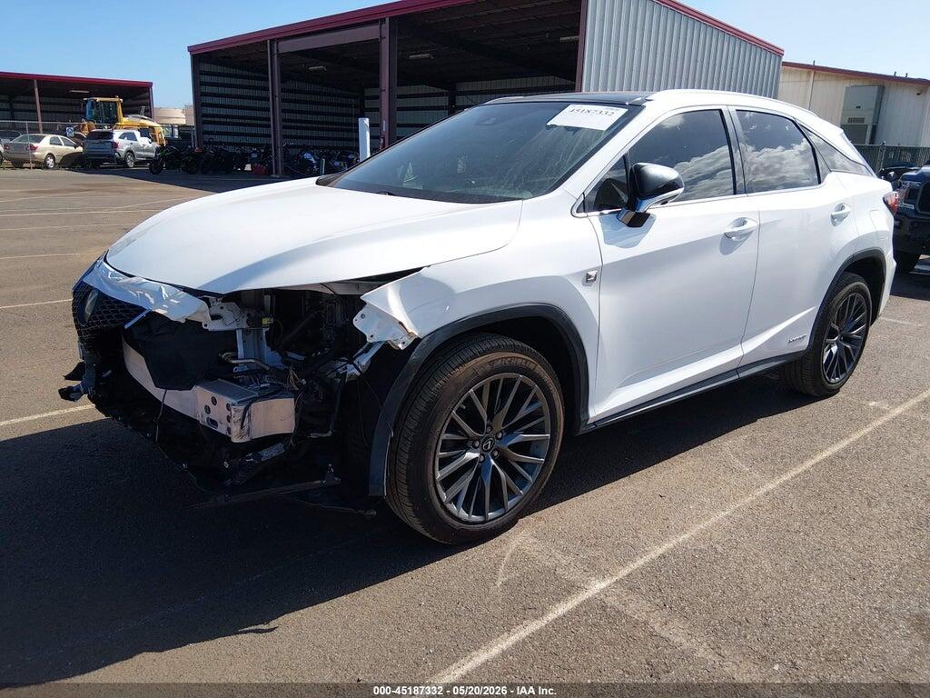2T2BGMCA6JC022572 2018 LEXUS RX 450H photo no. 2