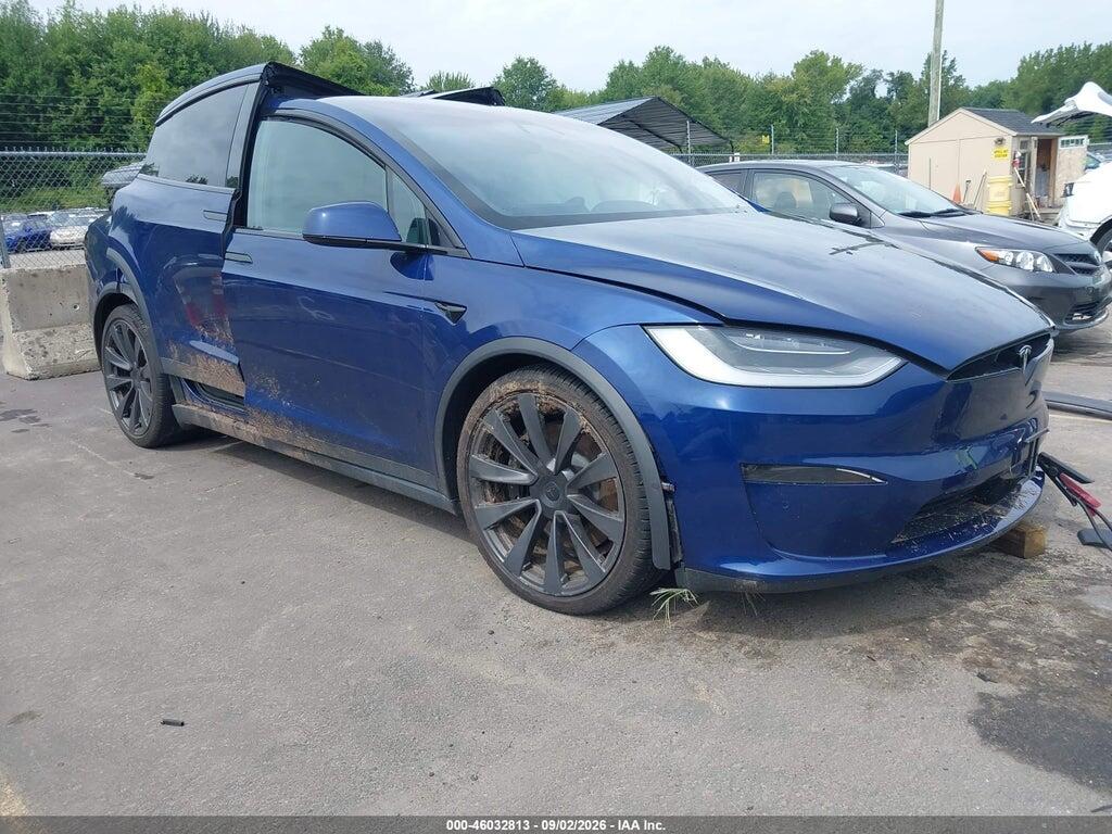 2022 TESLA MODEL X 7SAXCBE54NF334176