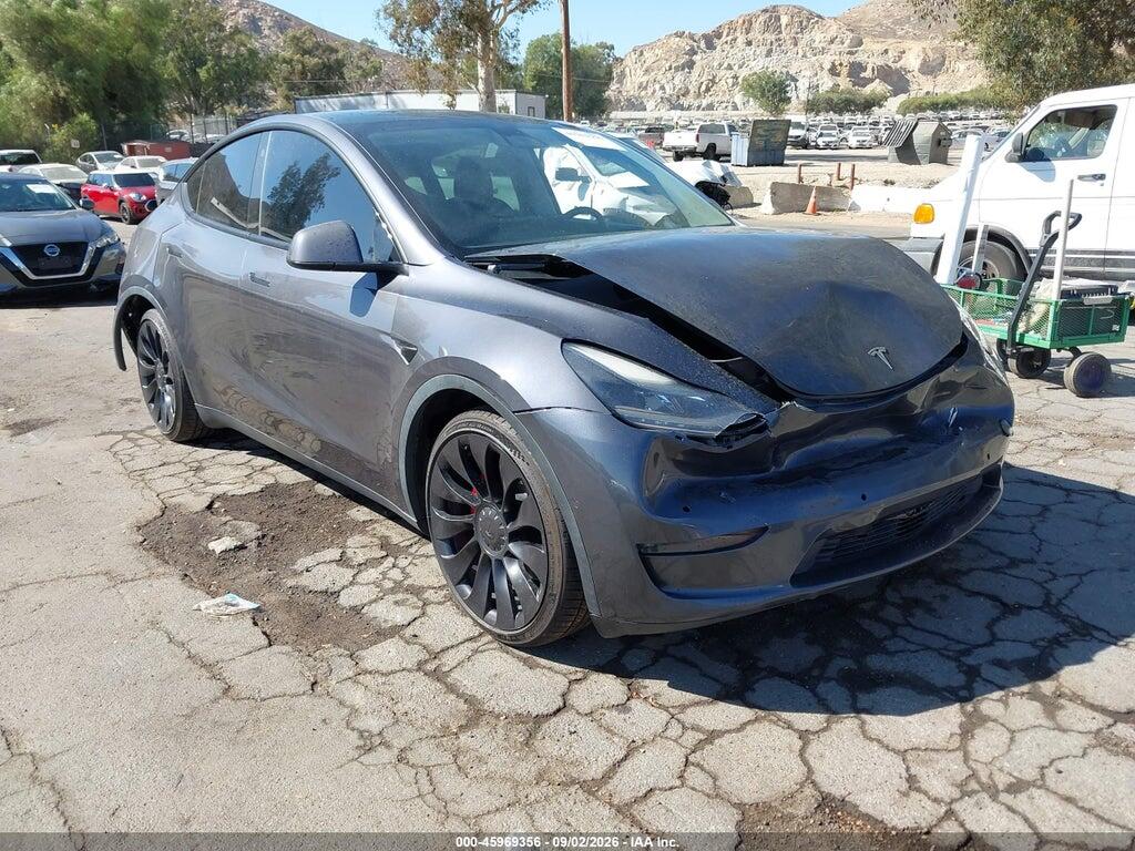 2022 TESLA MODEL Y 7SAYGDEF8NF407448