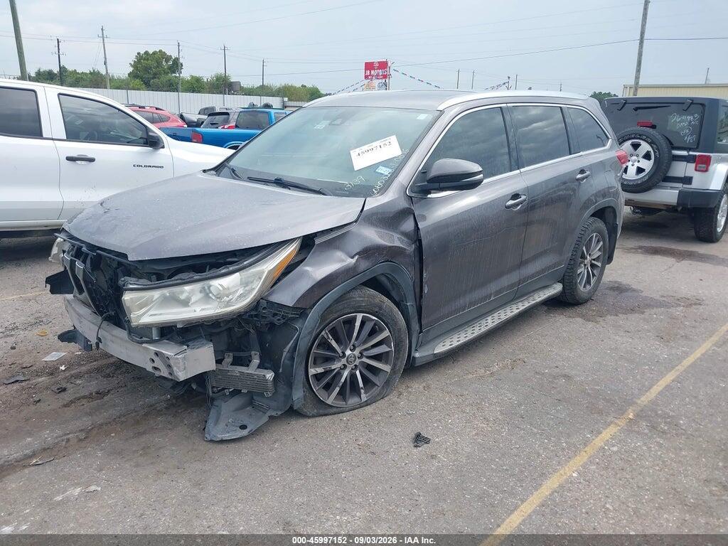 5TDJZRFH4KS603139 2019 TOYOTA HIGHLANDER photo no. 2