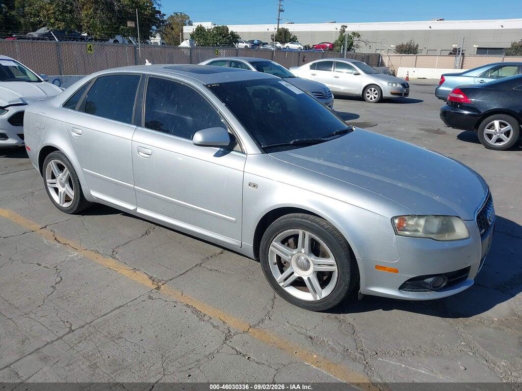 2008 AUDI A4 WAUAF78E08A082522