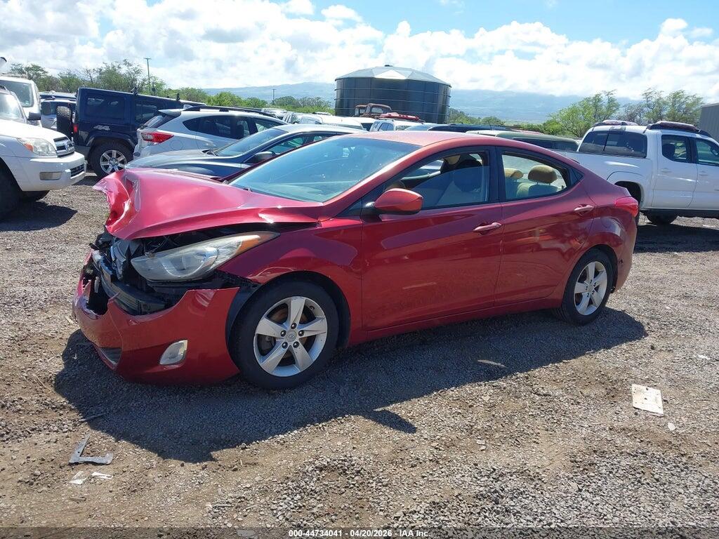 5NPDH4AE6DH187443 2013 HYUNDAI ELANTRA photo no. 2