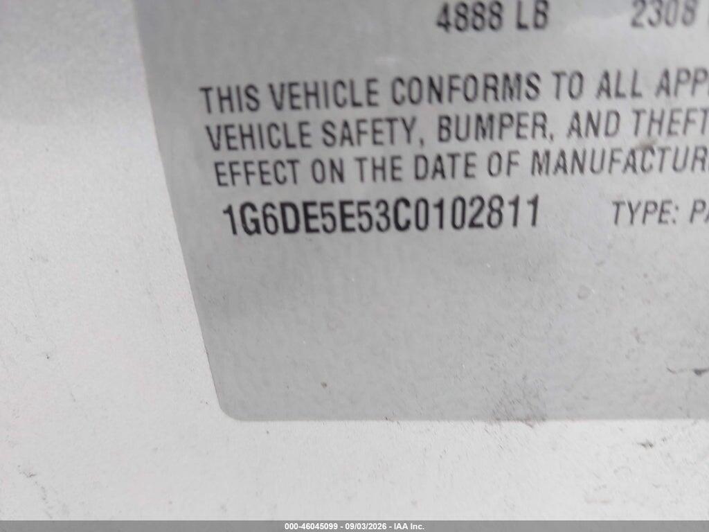 1G6DE5E53C0102811 2012 CADILLAC CTS photo no. 9