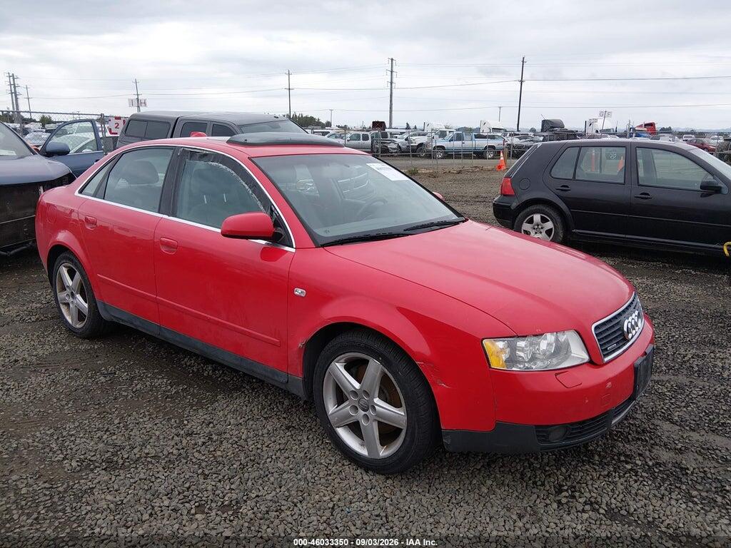 2004 AUDI A4 WAULT68EX4A038033