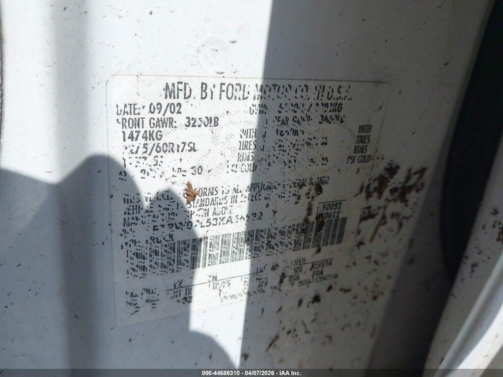 1FTRW07L53KA66932 2003 FORD F-150 photo no. 9