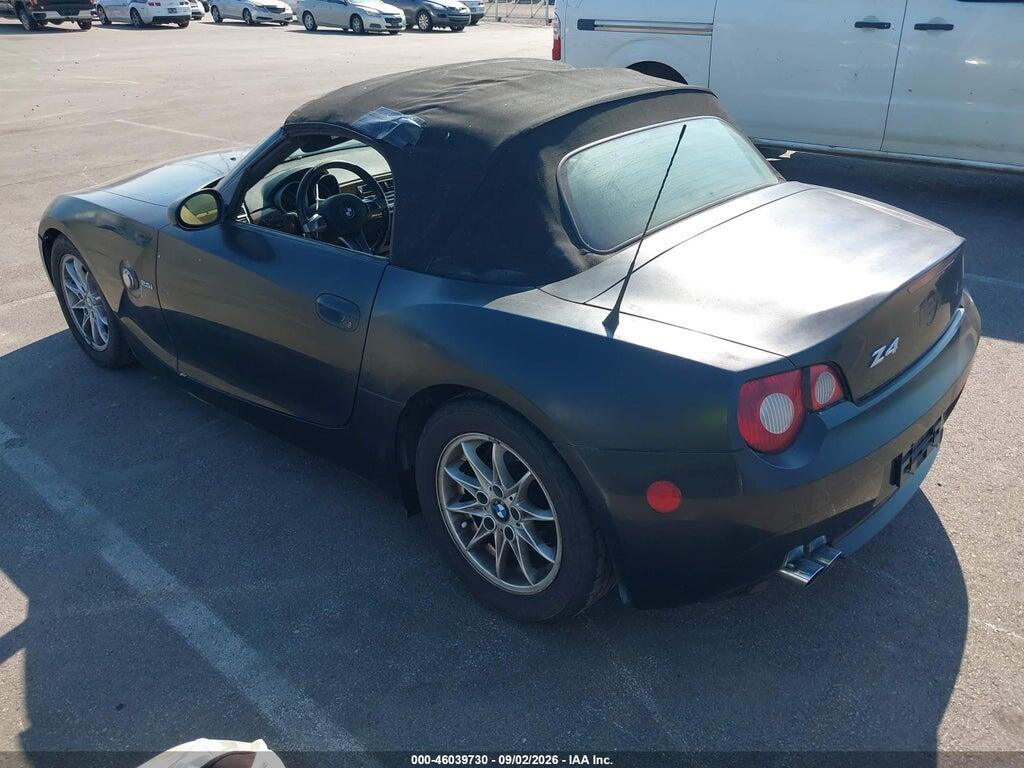 4USBT33565LS56751 2005 BMW Z4 photo no. 3