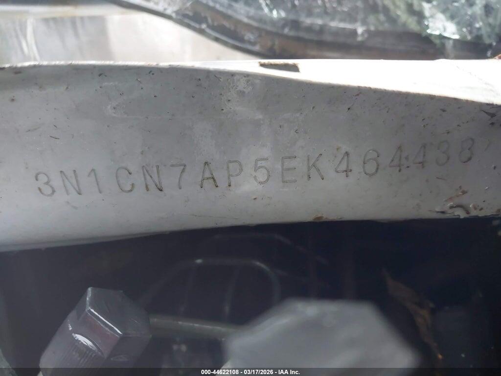 3N1CN7AP5EK464438 2014 NISSAN VERSA photo no. 9