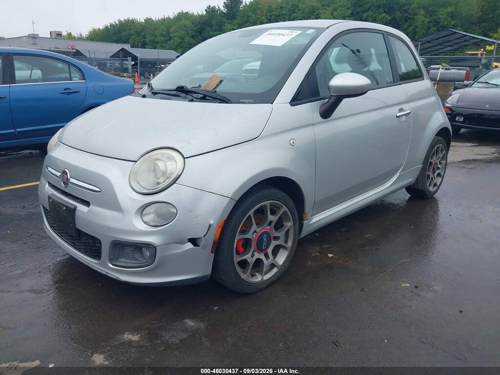 3C3CFFBR7CT125955 2012 FIAT 500 photo no. 2
