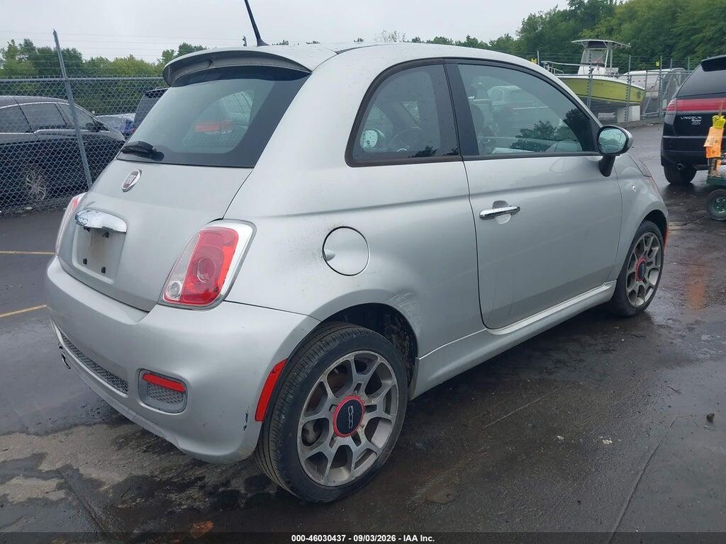 3C3CFFBR7CT125955 2012 FIAT 500 photo no. 4