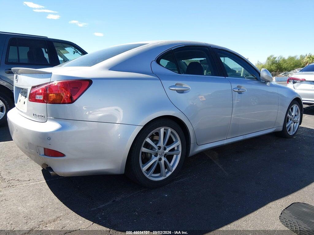 JTHBK262765015449 2006 LEXUS IS 250 photo no. 4