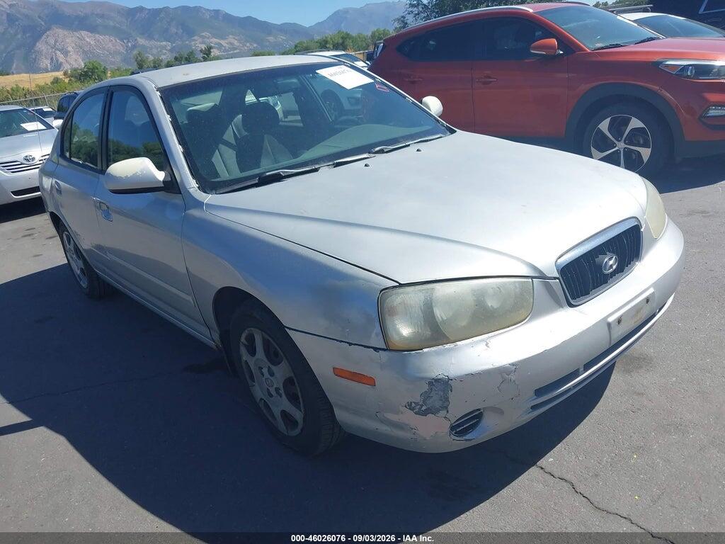 2003 HYUNDAI ELANTRA KMHDN45D93U475550