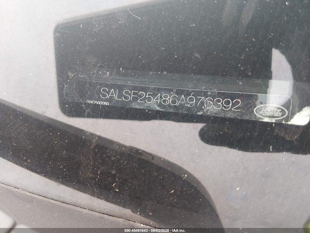 SALSF25486A976392 2006 LAND ROVER RANGE ROVER SPORT photo no. 11
