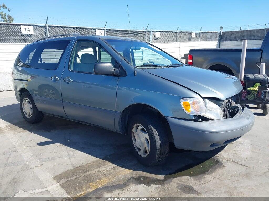 2000 TOYOTA SIENNA 4T3ZF13C7YU255172