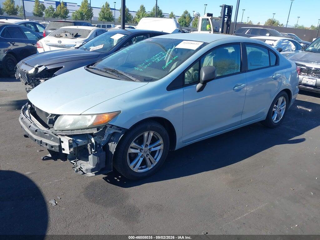 2HGFB2F54CH525082 2012 HONDA CIVIC photo no. 2