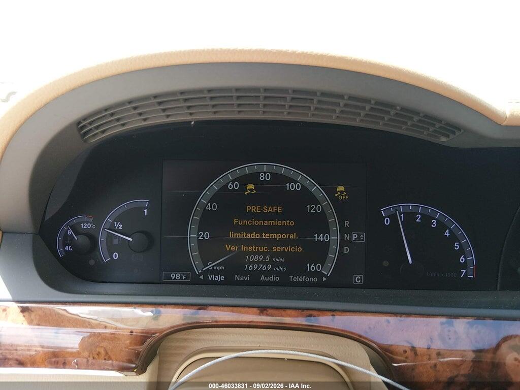 WDDNG7BB5AA333532 2010 MERCEDES-BENZ S 550 photo no. 7