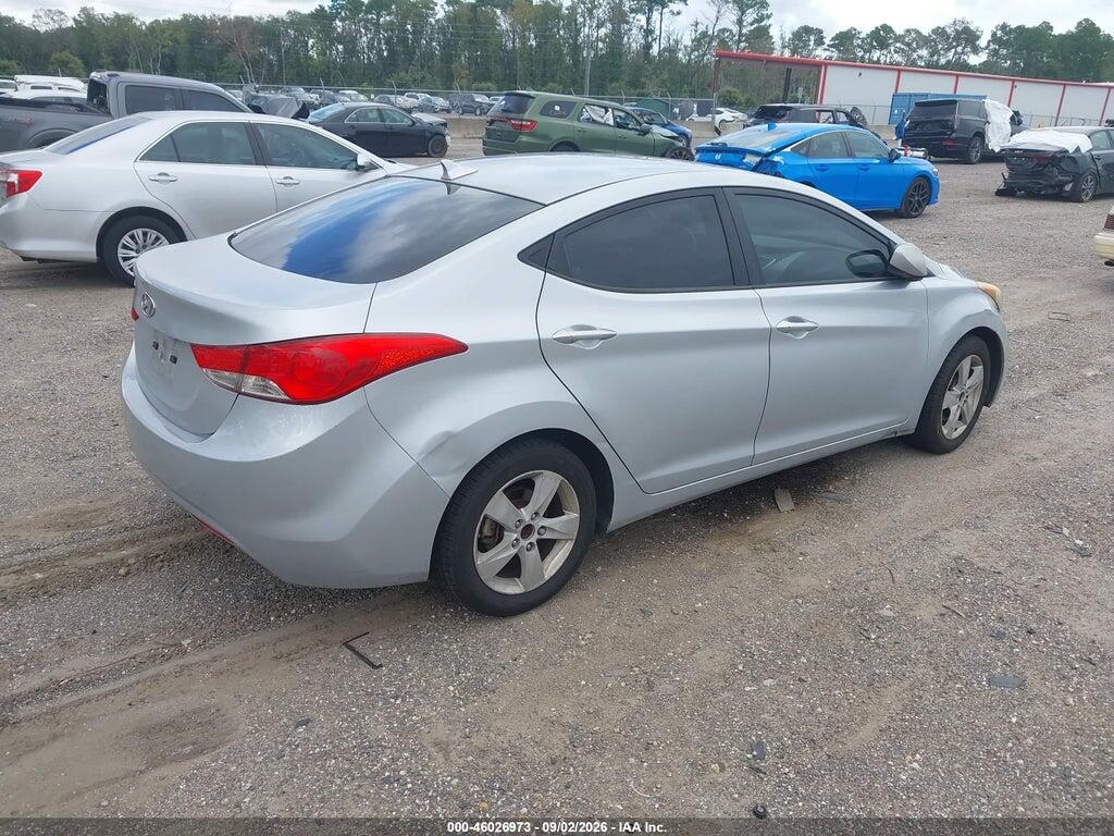 5NPDH4AE9CH121015 2012 HYUNDAI ELANTRA photo no. 4