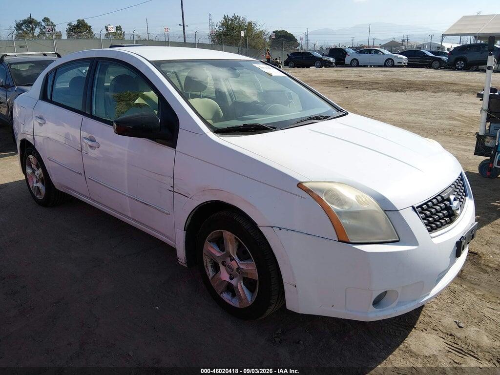 2008 NISSAN SENTRA 3N1AB61E48L652603