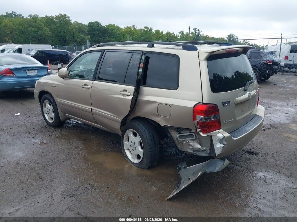 JTEEP21A860155775 2006 TOYOTA HIGHLANDER photo no. 3