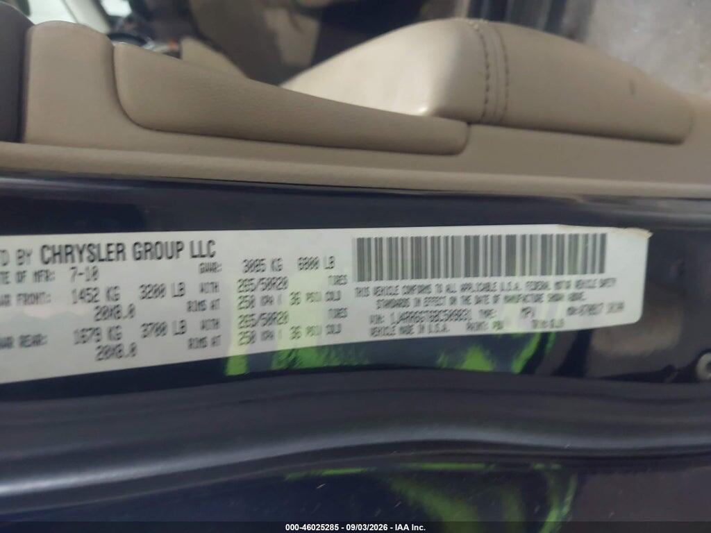 1J4RR6GT6BC509831 2011 JEEP GRAND CHEROKEE photo no. 9