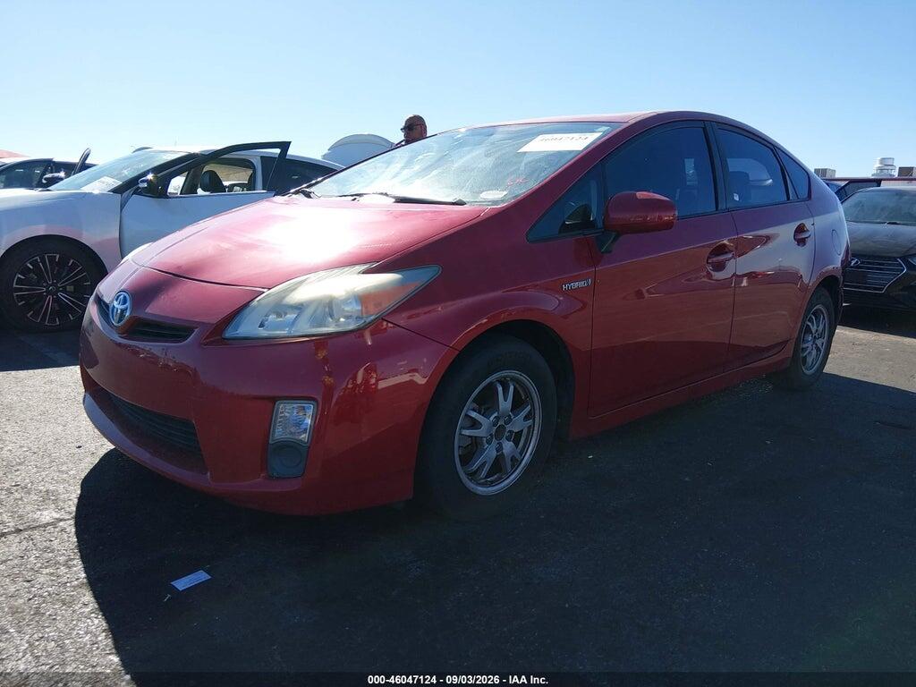 JTDKN3DUXA0061611 2010 TOYOTA PRIUS photo no. 2