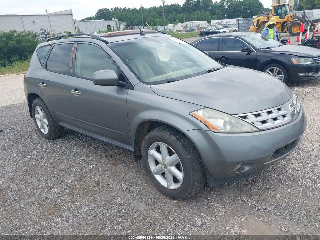 2005 NISSAN MURANO JN8AZ08W45W423515